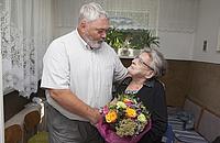 Župan čestital ob visokem jubileju gospe Štefke Cerar 1